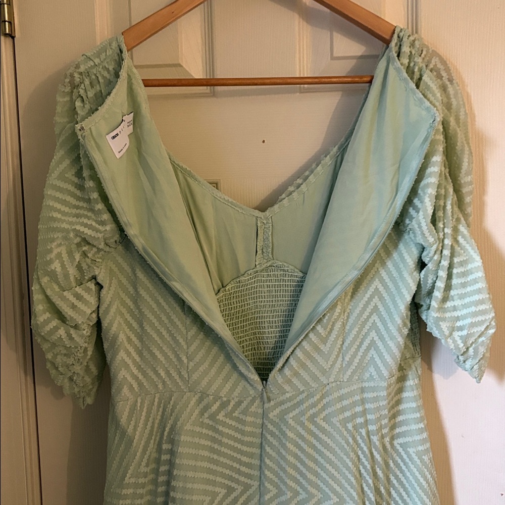 ASOS Mint Green Striped Maxi Dress - Picture 4 of 9